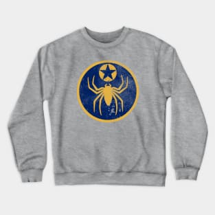 WW2 Retro Bomber Patch (distressed) Crewneck Sweatshirt